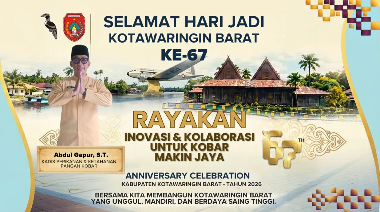 HUT ke-67 Kobar, Dinas Perikanan dan Ketahanan Pangan  Sinergitas dan Kekompakan Jadi Kekuatan Membangun Daerah