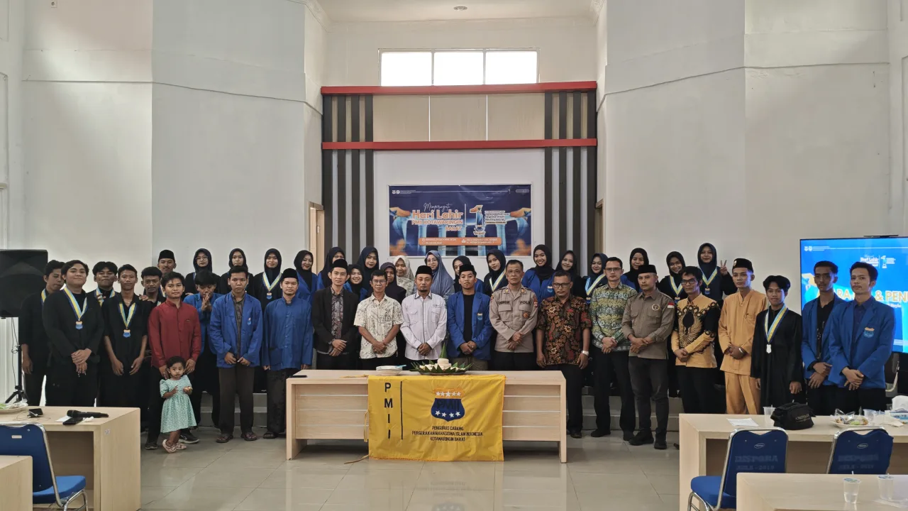 Satu Tahun Mengabdi, PMII Kotawaringin Barat Gelar Harlah ke-1 di Aula Dispora Kobar
