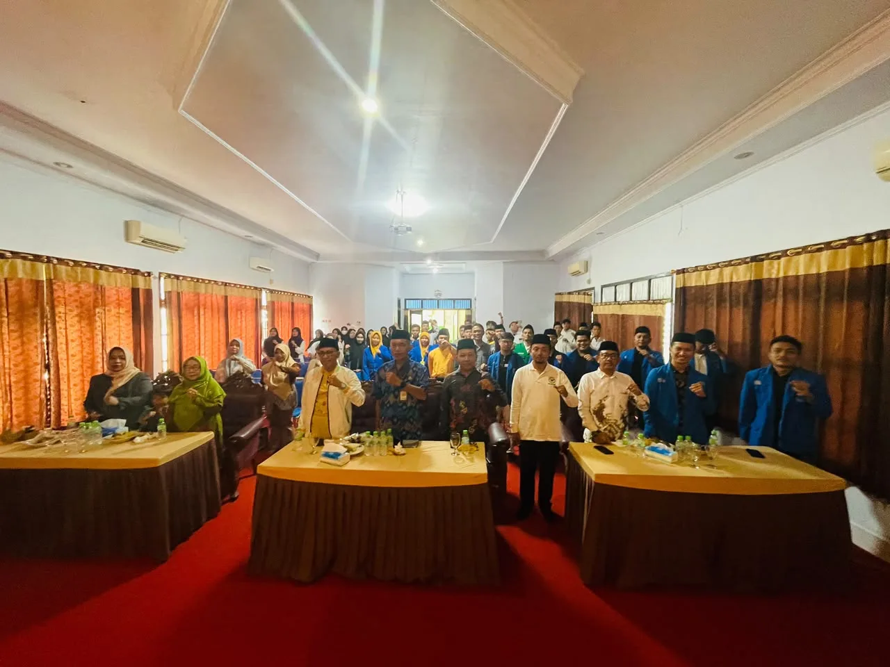 Opening Ceremony MAPABA III & PKD II, Ketua PC (P) PMII Kobar Syarif Akhmad Darussalam: Sebuah keberhasilan luar biasa dari kerja keras panitia pelaksana.