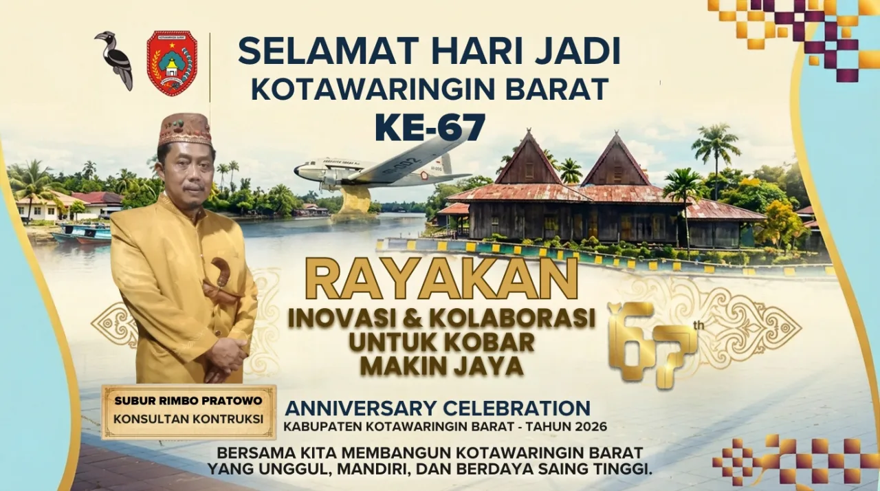 HUT ke-67 Kobar, CV Prima Cipta Design Siap Bersinergi dalam Pembangunan Infrastruktur